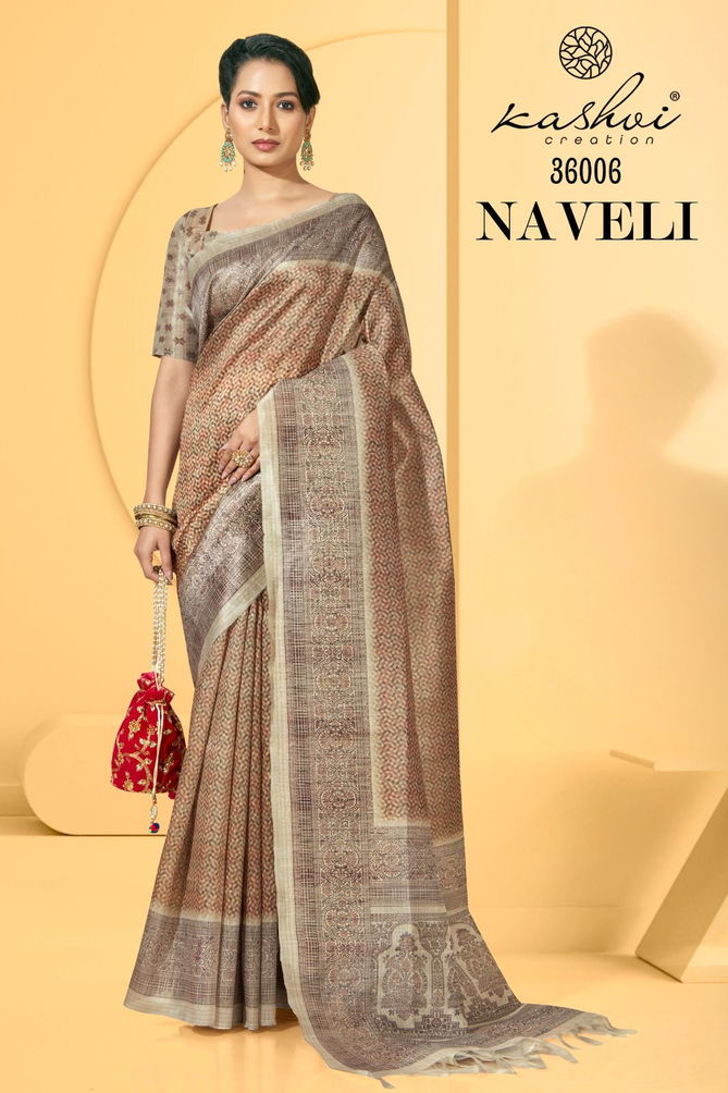 Kashvi Naveli Handloom Silk Wholesale Designer Sarees Catalog